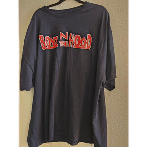 Men's Hybrid Apparel Boyz N The Hood Black Red Short Sleeve Tee 5XL